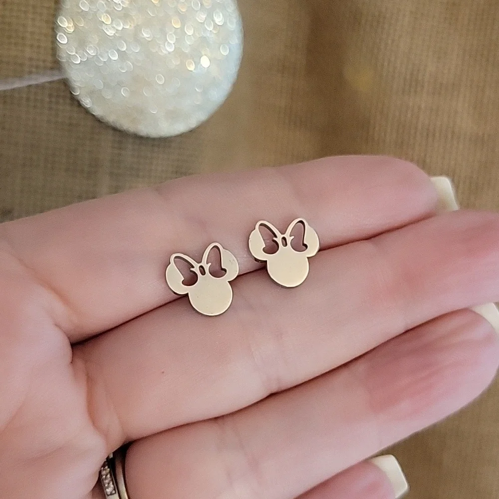 MINNIE MOUSE STUD EARRINGS